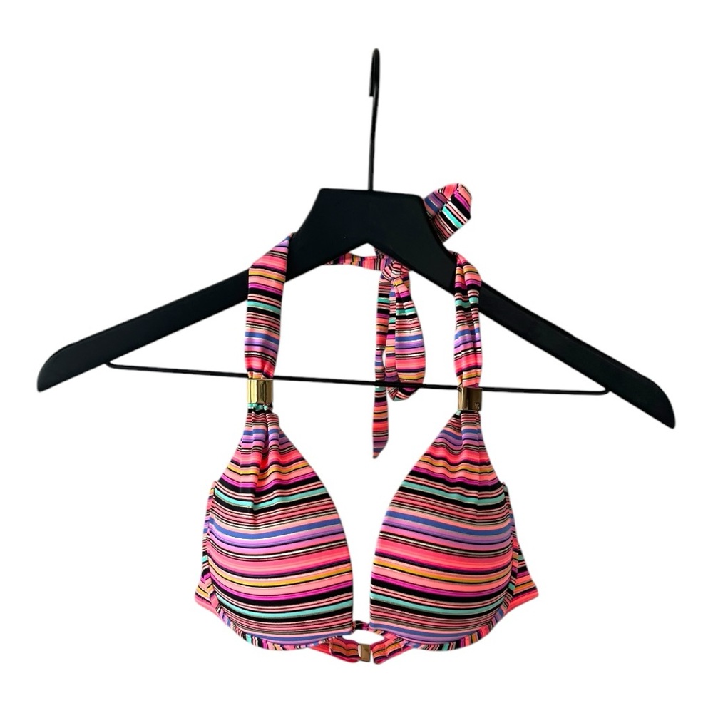 Victoria's Secret Multicolor Striped Bikini
